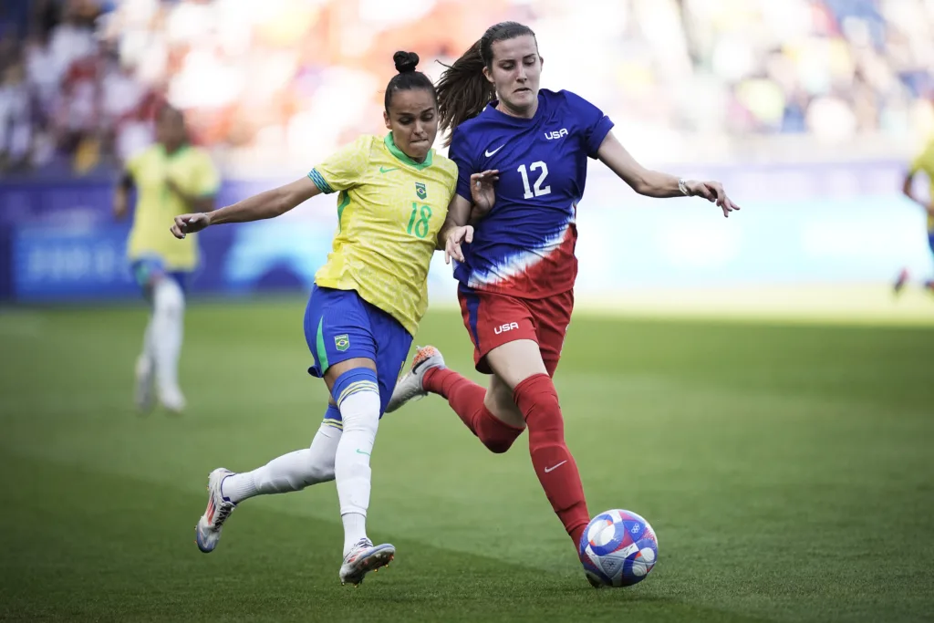 Gabi Portilho foi artilheira do Brasil nos Jogos. Foto: Alexandre Loureiro/COB
