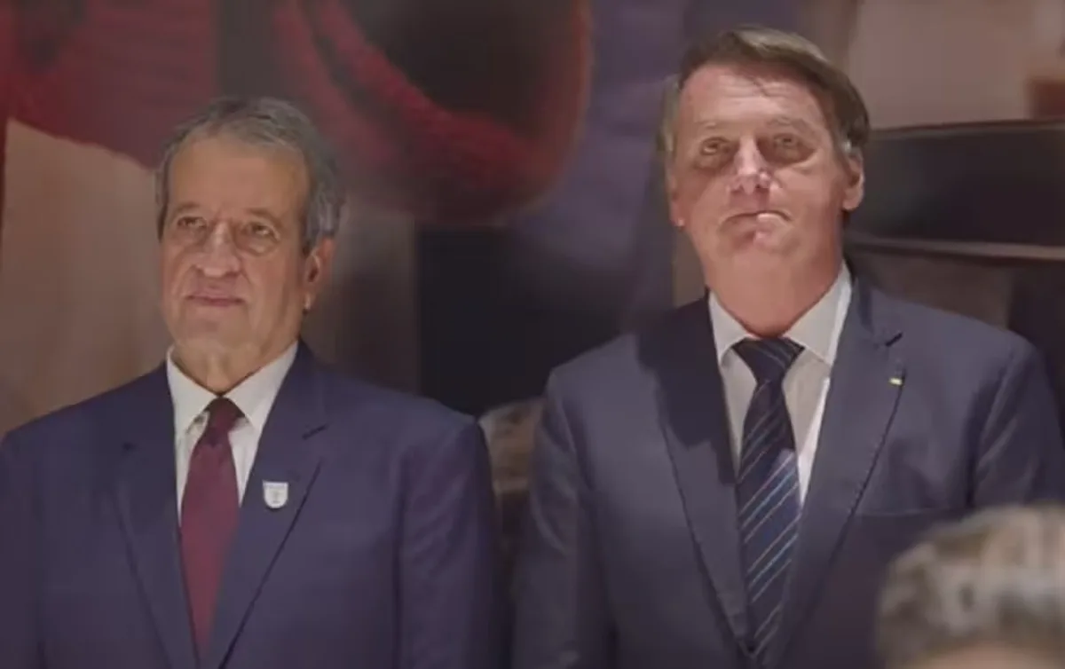 Valdemar e Bolsonaro - Foto: YouTube/Reprodução