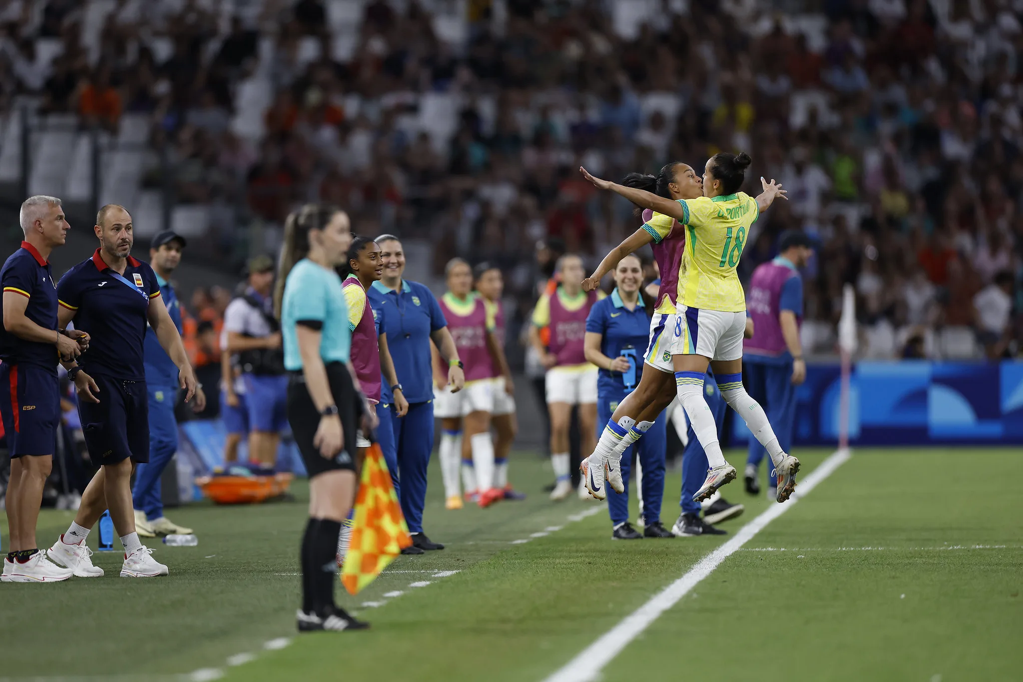 Gabi Portilho comemora gol - Foto: Rafael Ribeiro/CBF
