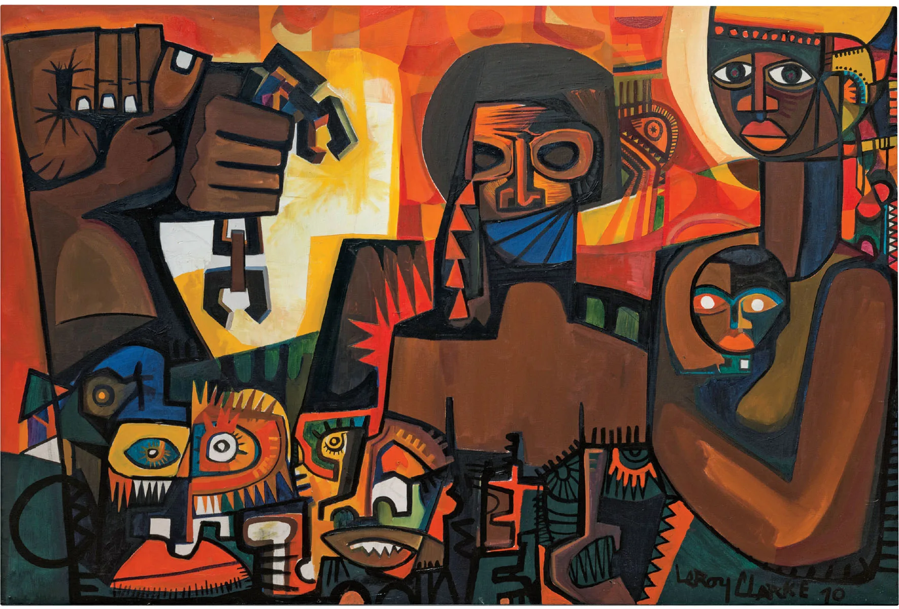 Arte: “Agora” (1970), de LeRoy Clarke (Trinidad e Tobago)