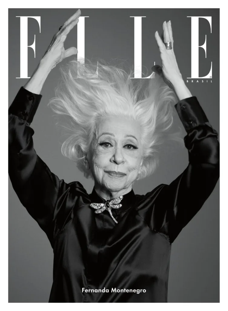 Prestes a completar 95 anos, em 16 de outubro, Fernanda Montenegro estampa as capas da nova edição da revista ELLE Brasil.