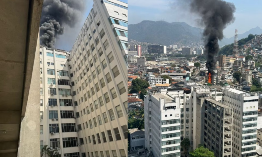 Incêndio atinge Hospital dos Servidores no centro do Rio | Diário Carioca