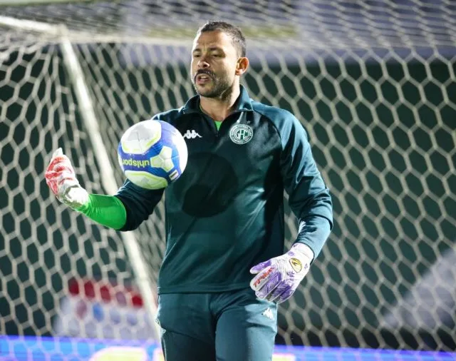 O jogador está emprestado pelo Santos ao Bugre. Foto: Goleiro expulso juiz maconheiro. Foto: Raphael Silvestre / Guarani FC 