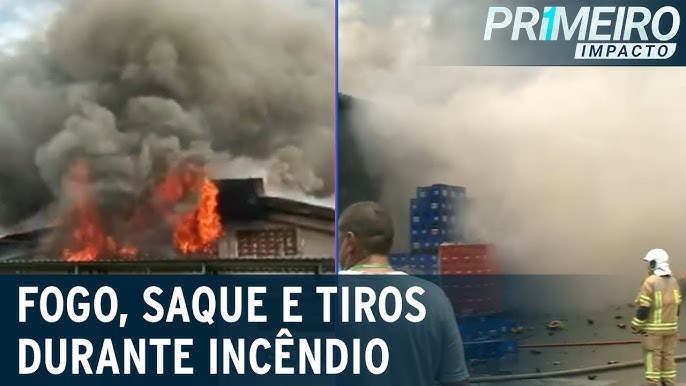 Vídeo: Ceasa pega fogo e é saqueada; Há relatos de tiros | Diário Carioca