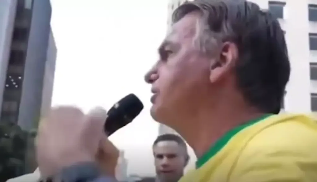 O ex-presidente Jair Bolsonaro durante ato na Paulista ocorrido neste sábado, 7 de setembro – Foto: Reprodução