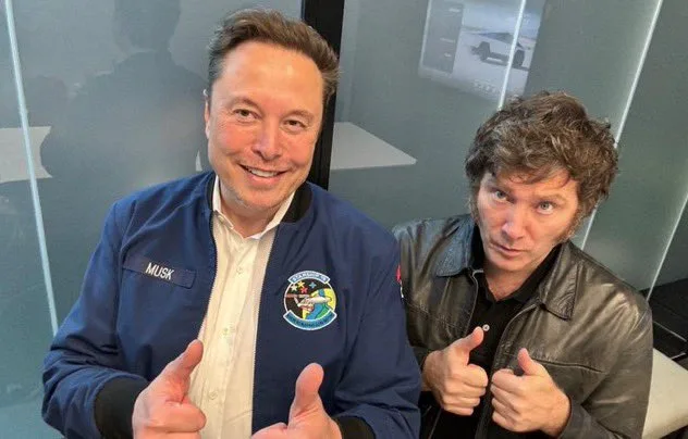 Elon Musk e Javier Milei - Rede Social Javier Milei