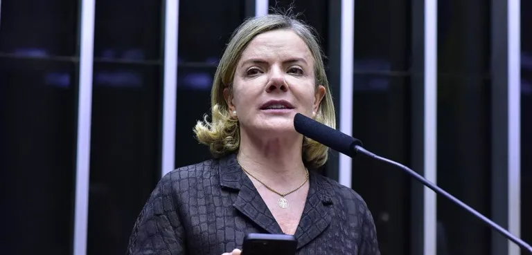 Gleisi Hoffmann (Foto: Zeca Ribeiro/Câmara dos Deputados)