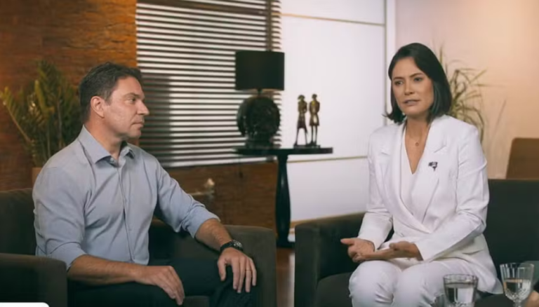 Alexandre Ramagem e Michelle Bolsonaro