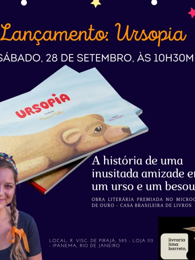 Mariana Miller e seu novo livro ‘Ursopia’