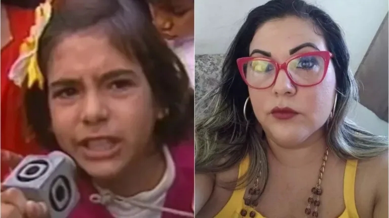 Menina do vídeo “Que xou da Xuxa é esse”. Foto: Reprodução