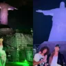 Mariah Carey visita Cristo Redentor com filhos na véspera de show no Rock in Rio