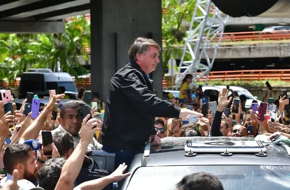 Jair Bolsonaro em campanha em Pernambuco - PL Pernambuco/divulgação