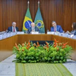 Presidente Lula durante reunião com os governadores. Foto: Ricardo Stuckert