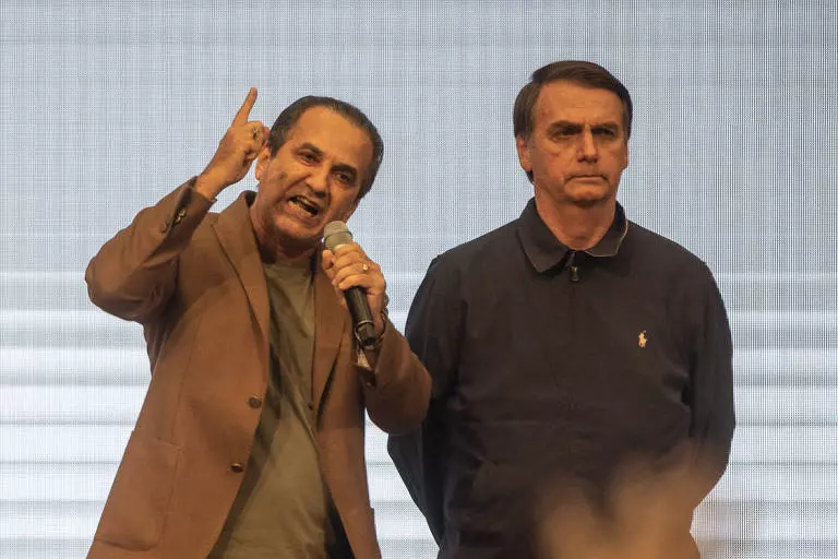 Silas Malafaia e Jair Bolsonaro: pastor disparou críticas sobre o ex-capitão. Foto: reprodução