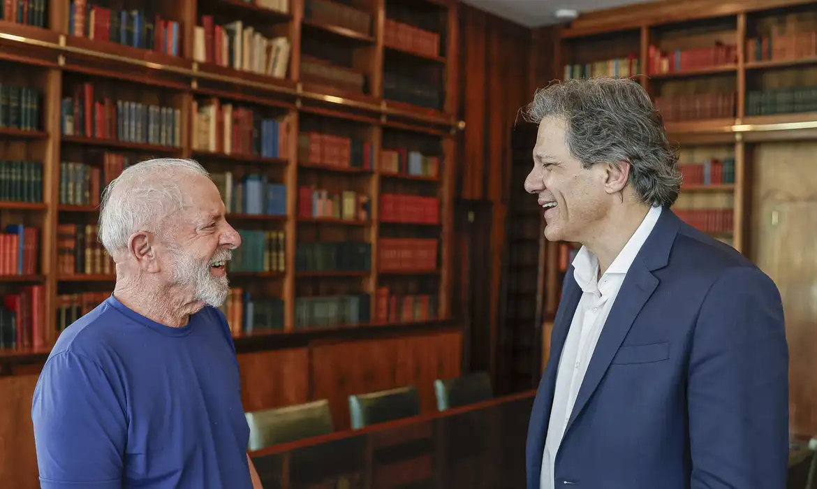 Lula e Fernando Haddad