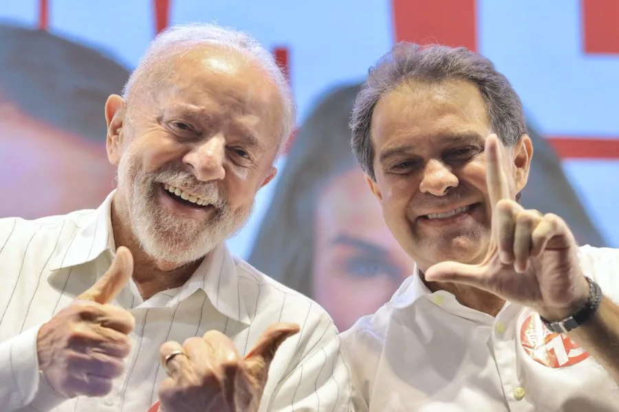 Lula e Evandro Leitão