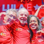 Caetano, Lula e Pastora Déa, candidata a vice-prefeita