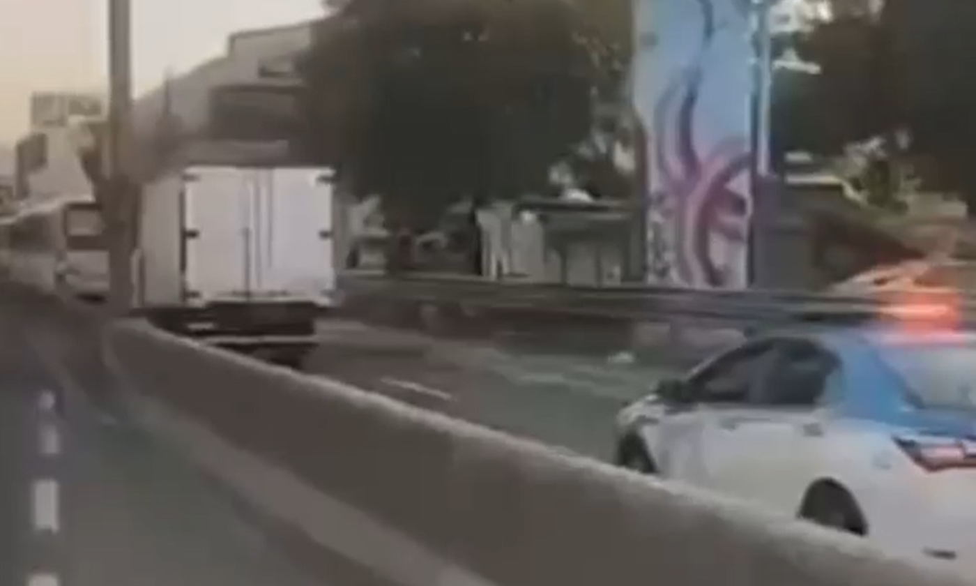 Vídeo: homem salta de caminhão após perseguição na Av. Brasil | Diário Carioca