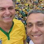 Gustavo Gayer e Jair Bolsonaro: Polícia faz busca em endereço e em apartamento funcional do deputado. Foto: reprodução