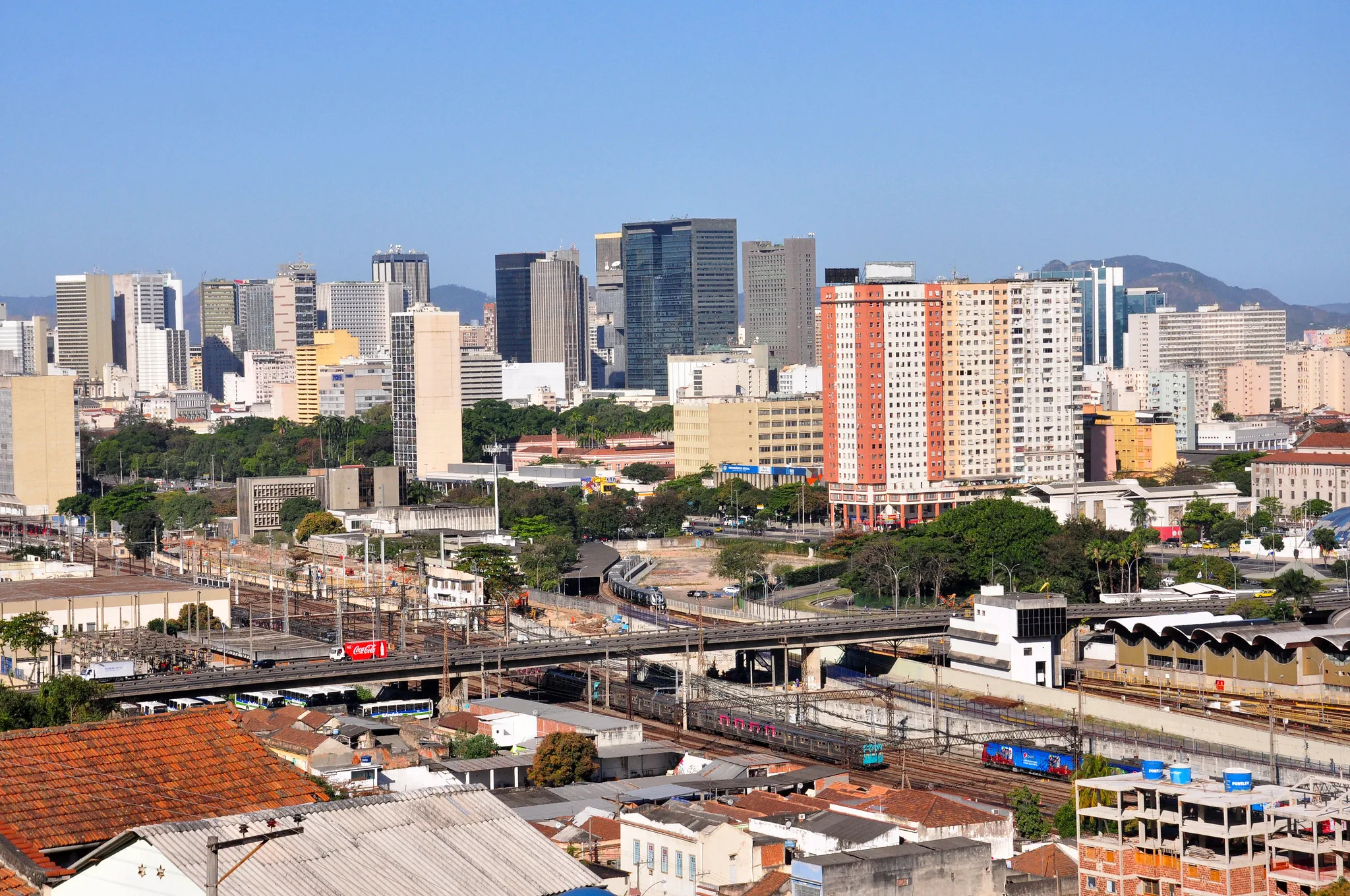 Centro da cidade do Rio de Janeiro vista do Morro do Pinto no Santo Cristo - Foto: Alexandre Macieira|Riotur