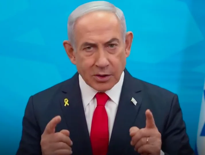 Criminoso de Guerra condenado pelo TPI, Premier de Israel Beijamim Netanyahu