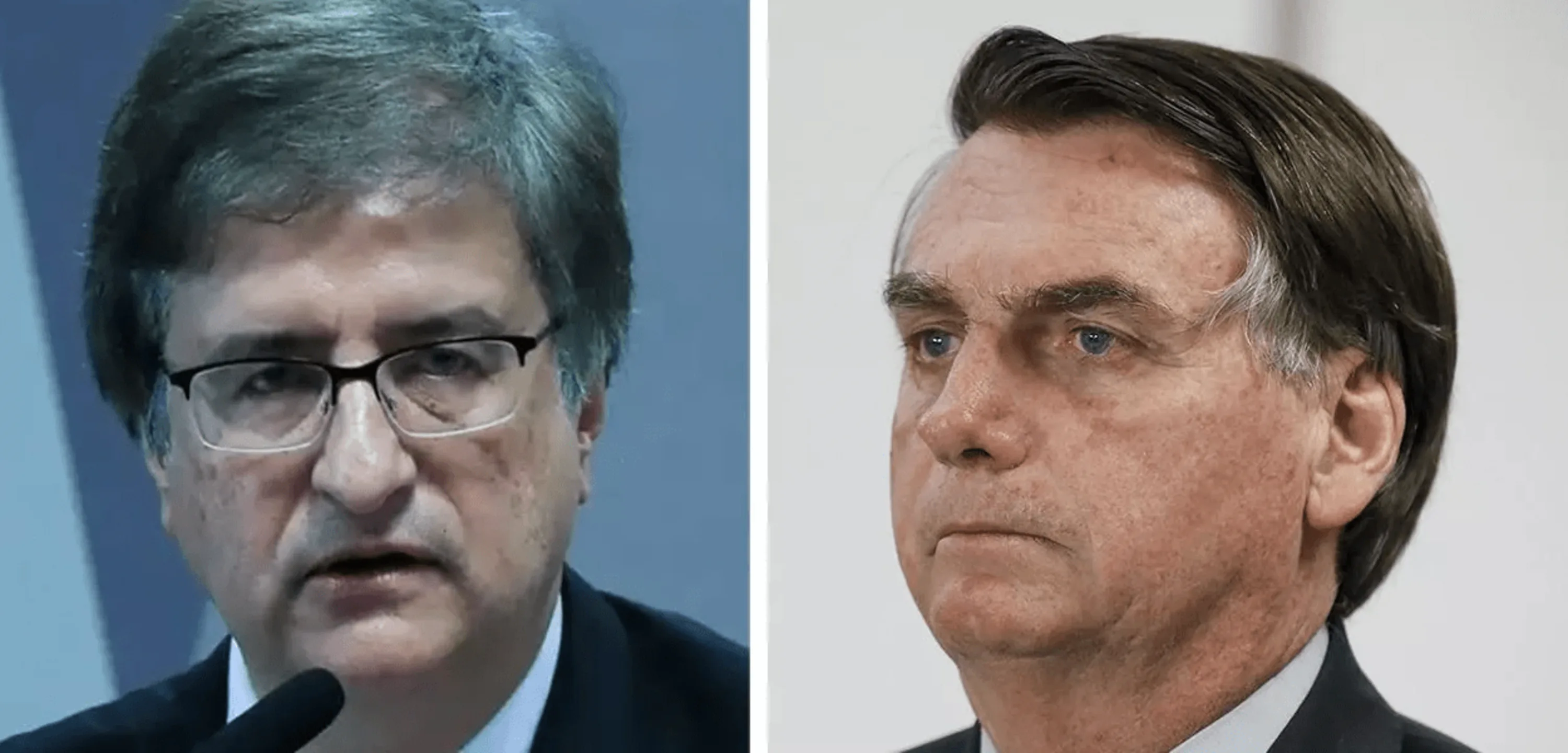 Paulo Gonet (à esq.) e Jair Bolsonaro (Foto: Agência Brasil I Divulgação )