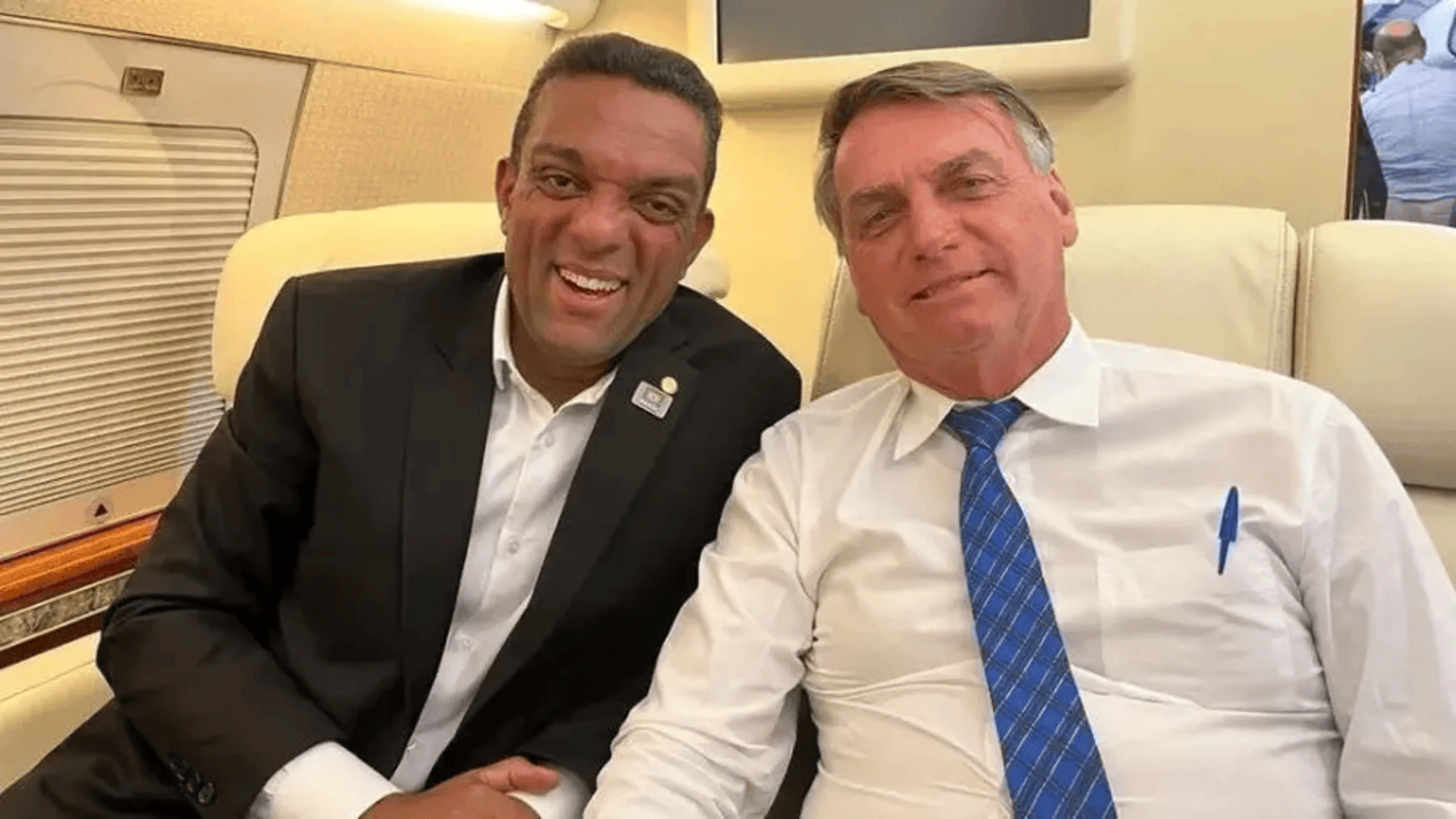 Otoni de Paula e Jair Bolsonaro. Foto: Divulgação