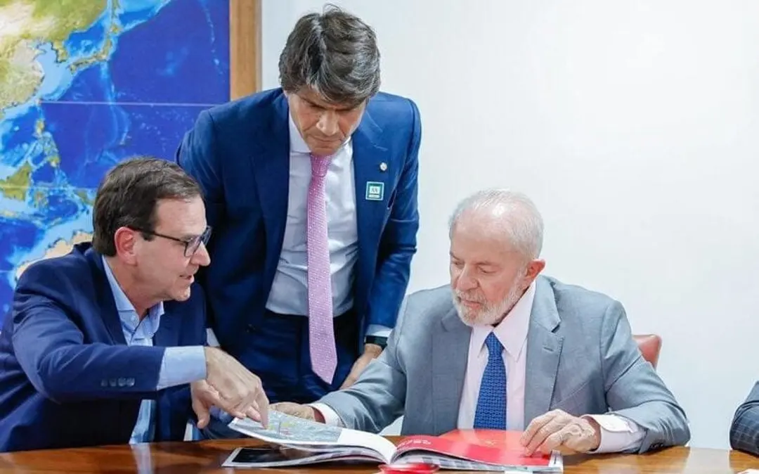 Eduardo Paes, Pedro Paulo e Lula - Foto: Reprodução