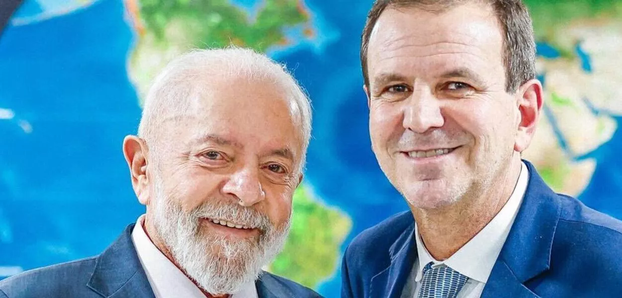 Lula e Eduardo Paes (Foto: Ricardo Stuckert)