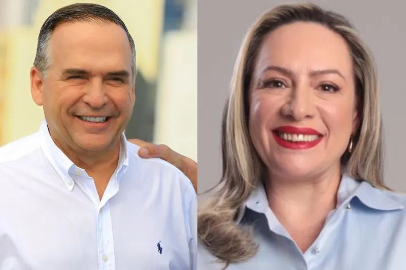 Sandro Mabel (UB) e Adriana Accorsi (PT) lideram corrida pelo segundo turno na capital goiana - Reprodução/Redes sociais