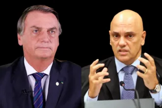 Jair Bolsonaro e Alexandre de Moraes (Fotos: Isac Nóbrega/PR e Nelson Jr./STF)