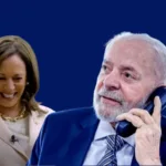 Presidente Lula expressa apoio à candidata Kamala Harris, enfatizando valores democráticos