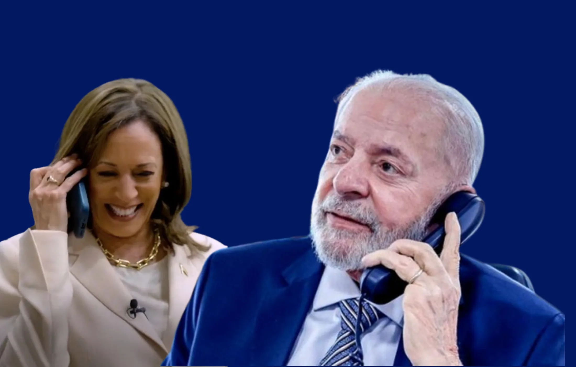 Presidente Lula expressa apoio à candidata Kamala Harris, enfatizando valores democráticos