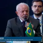 Lula participa da Sessão de abertura do Urban 20. | Imagem: Captura de tela/Canal Gov