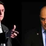 Jair Bolsonaro e Alexandre de Moraes