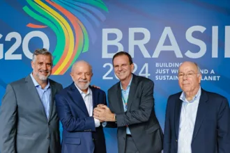 Paulo Pimenta, Lula Eduardo Paes e Mauro Vieira