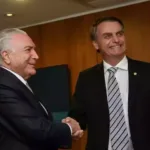 Michel Temer e Jair Bolsonaro