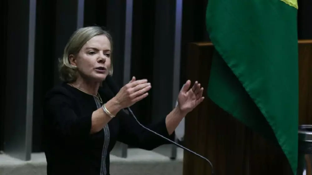 A deputada federal Gleisi Hoffmann (PT) – Divulgação