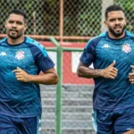 Jogadores do Bangu treinam em Moça Bonita (Crédito: Allan Pereira/BAC)