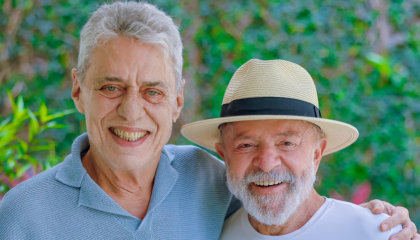 Chico Buarque e Lula _ Foto: Ricardo Stuckert