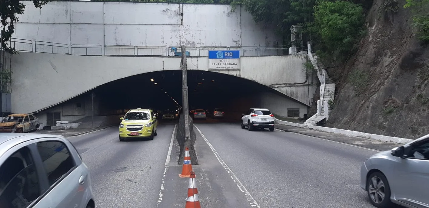 O Túnel Santa Bárbara será fechado para obras de revitalização - Arquivo/Prefeitura do Rio