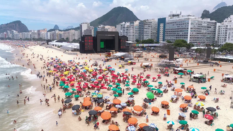 Réveillon 2025 Montagem - Copacabana - Palco Rio - Foto: Ary Kaye / Riotur