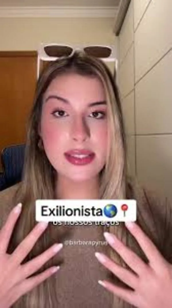 Exilionismo: nova tendência polêmica nas redes sociais. Influencer Barbara Pyrus lidera movimento controverso de identidade nacional. Entenda o caso.