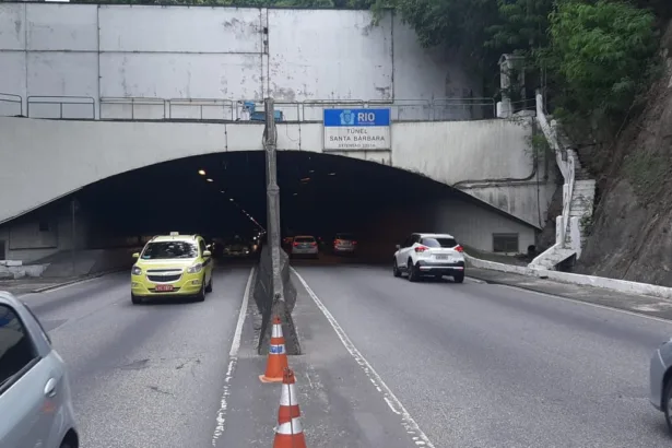 O Túnel Santa Bárbara será fechado para obras de revitalização - Arquivo/Prefeitura do Rio