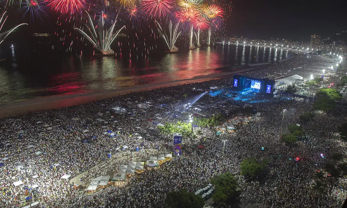 Capitania dos Portos autoriza 6 navios de cruzeiro e 300 barcos para Réveillon em Copacabana. Medidas de segurança reforçadas para fest