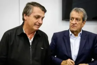 Jair Bolsonaro e o presidente do PL, Valdemar Costa – Foto: Reprodução