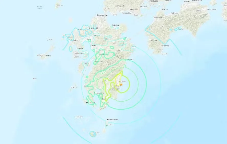 Japão emite alerta de tsunami após ser atingido por terremoto: recomendação é que a população se mantenha afastada das áreas costeiras. Foto: Reprodução