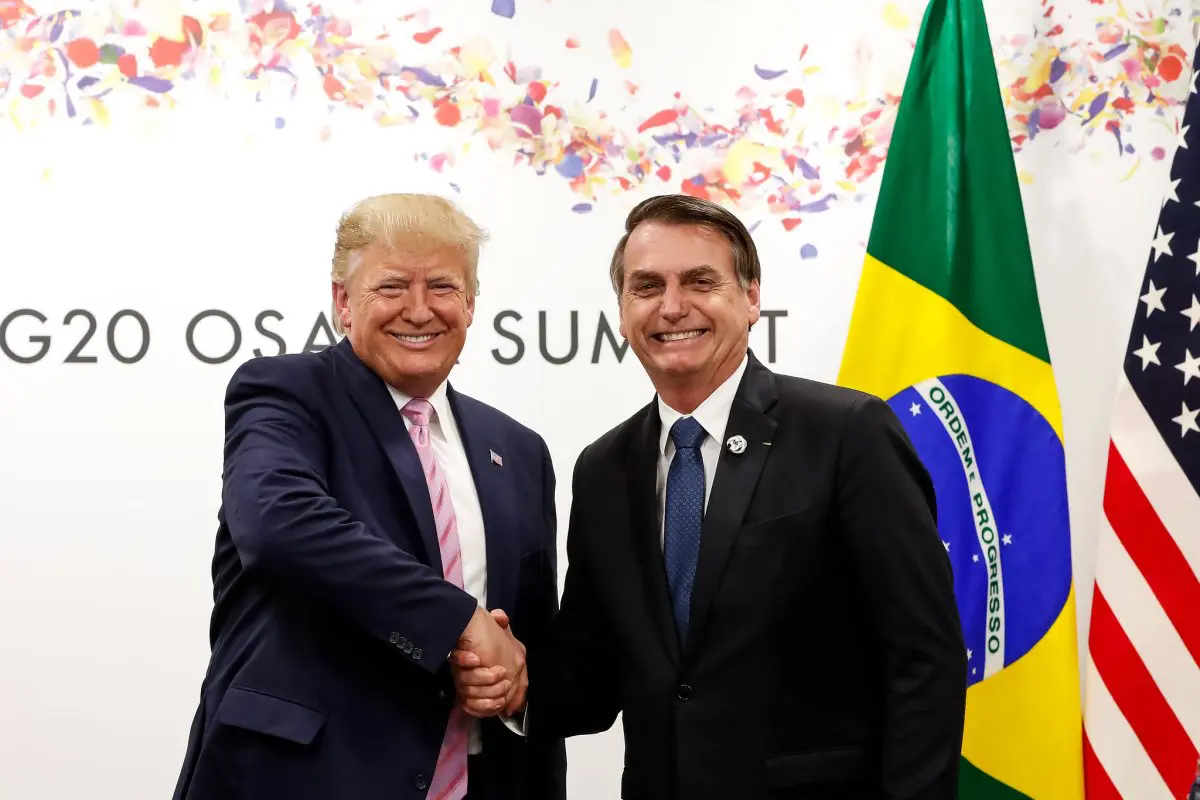 O presidente eleito dos Estados Unidos, Donald Trump, e o ex-presidente Jair Bolsonaro. Foto: Alan Santos/PR