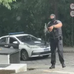 Polícia Civil durante ação na Fiocruz, no Rio. Foto: reprodução