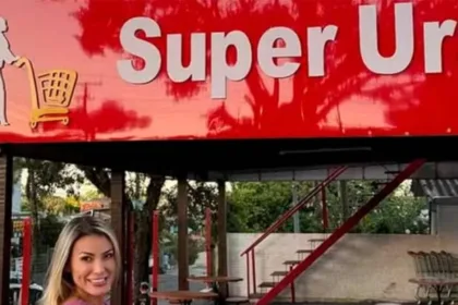 Andressa Urach inaugura supermercado em Viamão, RS. Conheça o Super Urach, novo empreendimento da influenciadora e ex-A Fazenda.